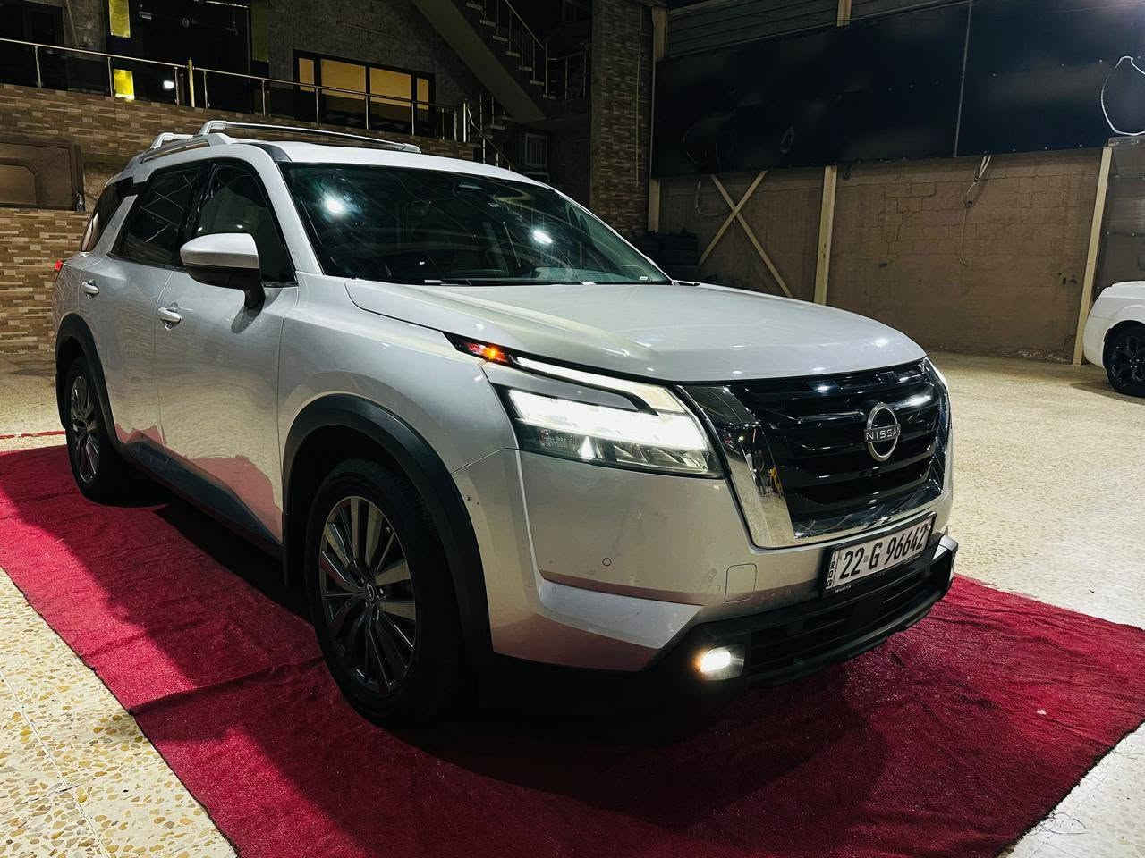 🔊(فرع كركوك) 

📌Nissan Pathfinder 2022 SL📌

♂️عداد المسافة 44000 mile

💵 (السعر/ 24000 $ ) 

♦️ (مرقمة رقم اربيل ) 

♦️المواصفات :

بصمة تشغيل
بصمة ابواب
تشغيل عن بعد (Remote Start)
صندوق شفط كهربائي 
فتحة سقف بانوراما 
رادار امامي (تحديد مسار)
رادار جانبي (نقاط عمياء)
رادار خلفي (تحذير من الاصطدام)
حساسات امامية+ خلفية
سستم سماعات BOSE
اوتو بارك Auto Park
كاميرات 360°
 فور ويل AWD  
كشنات جلد
كشنات ميموري
كشنات تدفئة+ تبريد 
كشنات خلفية تدفئة
كشن خلفي منفصل  
دشبول ديجيتال 
تبريد قطعتين لمس
تحكم وضعيات القيادة...Drive Modes 
شفتات + تحكمات استيرن 
هيتر استيرن
Apple Car Play
Android Auto 
هاند بريك بصمة
اوتو هولد Auto Hold
اوتو ستارت Auto Start
اوتو ستوب Auto Stop 
مانع انزلاق+ABS
شاشة كبيرة لمس+كاميرا
منافذ AUX+USB
وبقية المواصفات المعروفة

♦️(العنوان/كركوك شارع المعارض)

♦️للاتصال/

جنيد
***********
***********
