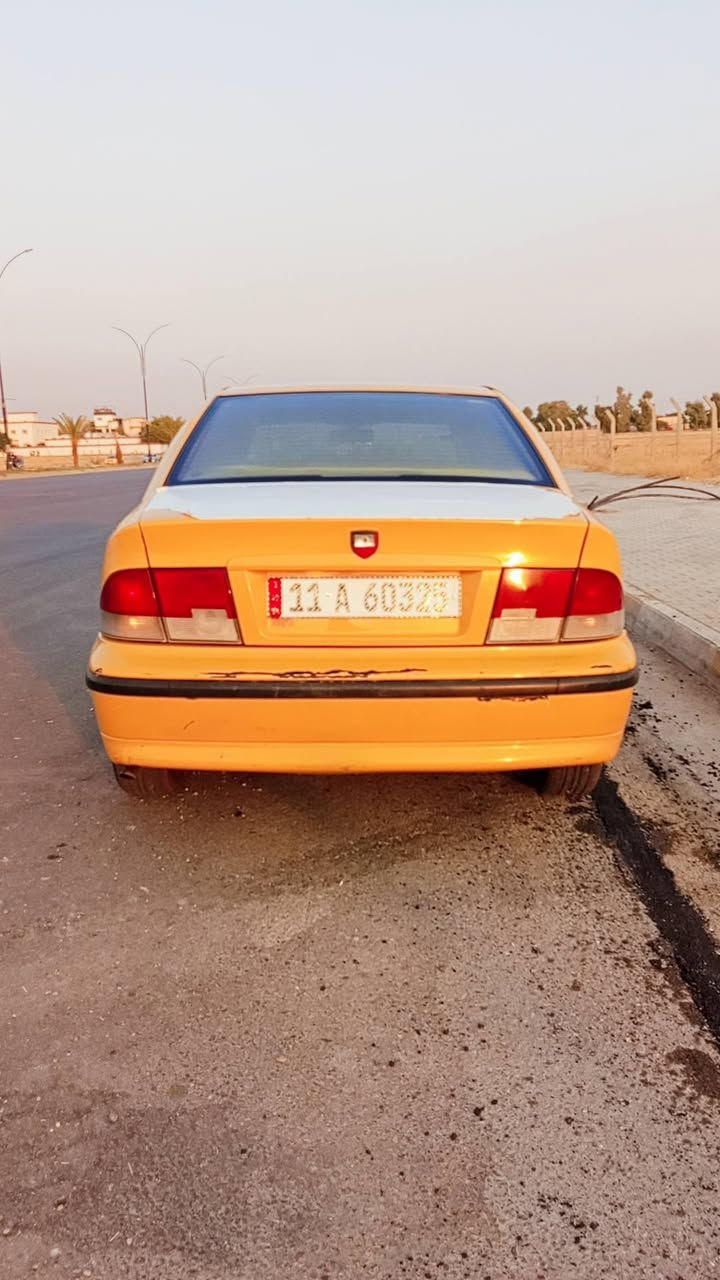 سلام عليكم 
للبيع سمند 2011 ناطق سياره نضيفه قفل مركزي سنويه لحد 28 رقم إنكليزي جديد لون تكسي بلاد تبريد تدفيئه  كهربائيات كلها شغال محرك وكير بلادي شرط نقابه هيئه وغرمات كلها صفر صدر امامي وخلفي كلها شرط تايرات جديد جامات 4 كلها كهربائي وبي دمام تريد تحويل تريد وكاله كيفك سعر (33)وبي مجال مكان كركوك ***********
