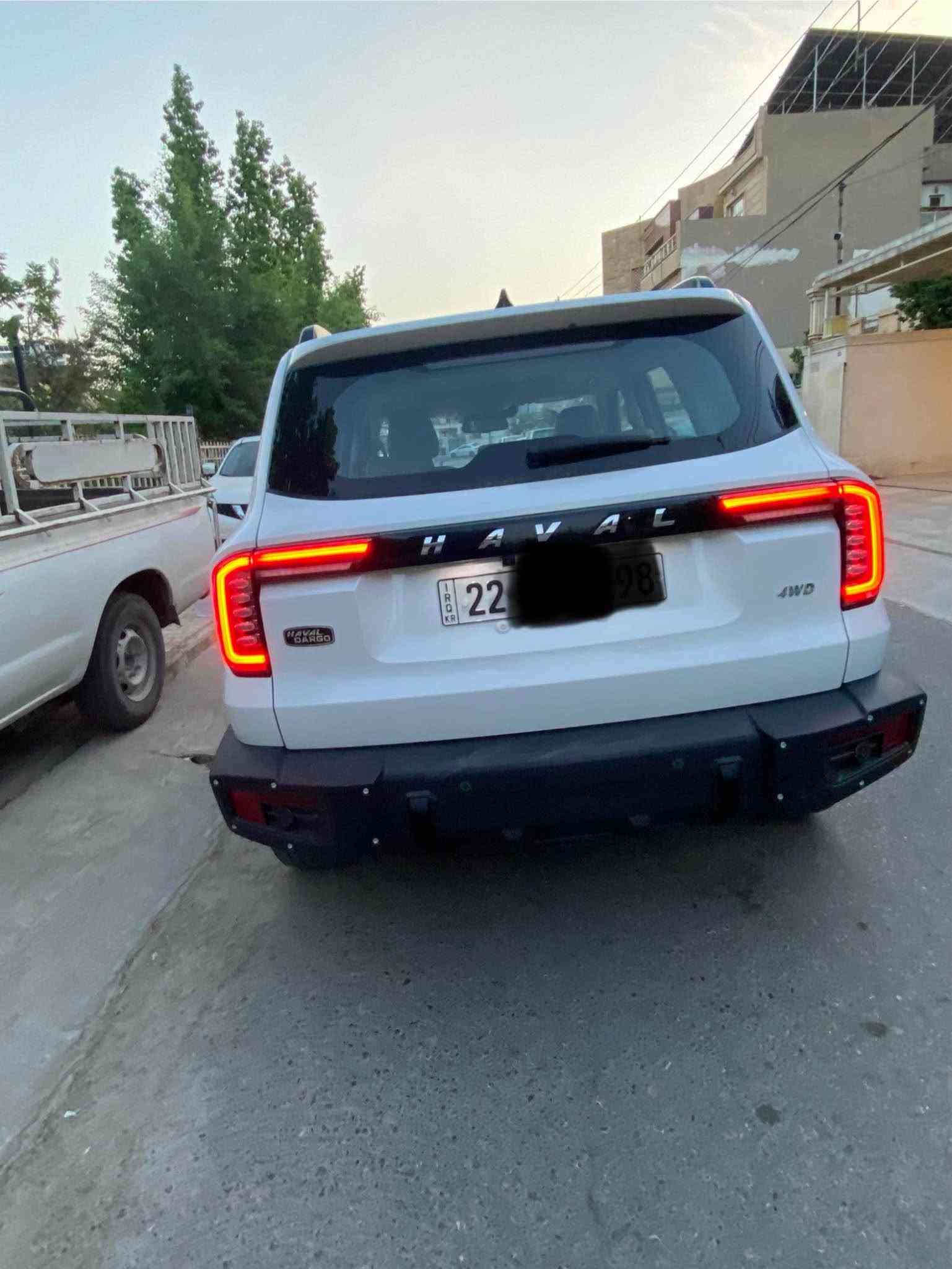 Haval dargo 2022 Adventure
٤ پستن ٢٠ تۆربۆ بەنزینی نۆرمال بەشەرت 
تایبەتمەندی خەلیجی زەمانی شەریکەی 
٤٣ هەزار رۆێشتیە سێرڤزی کرایە ٧ مۆدی هەیە
دەبلل ئەکسل
داتاشۆ
پادل شەفت
کامێرا ٣٦٠  
خەتی جادەی کوشین مەساج
ئەوتۆ بەگ
پرە لە مواسەفات  
پانۆررامای گەورە
***********
بەناوی خۆمە سەیارەکە ١ موشکیلەی لەسەر نیە أربيل, العراق
