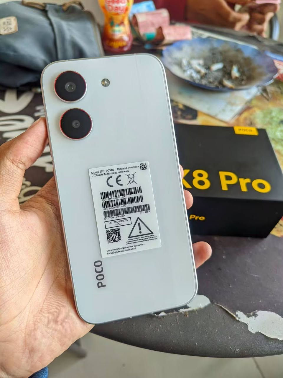 Poco x8pro 256
للبيع نظافة الجهاز 100٪ غراضة كامله العلبه و الشاحنه الاصليه 
السعر 450 قفل قفللل
مكاني المحمودية 
يتوفر توصيل 10 الاف مقدما 
لان اني لازم ادفع للشركة مقدما 
للتواصل خاص او 
واتس ***********
