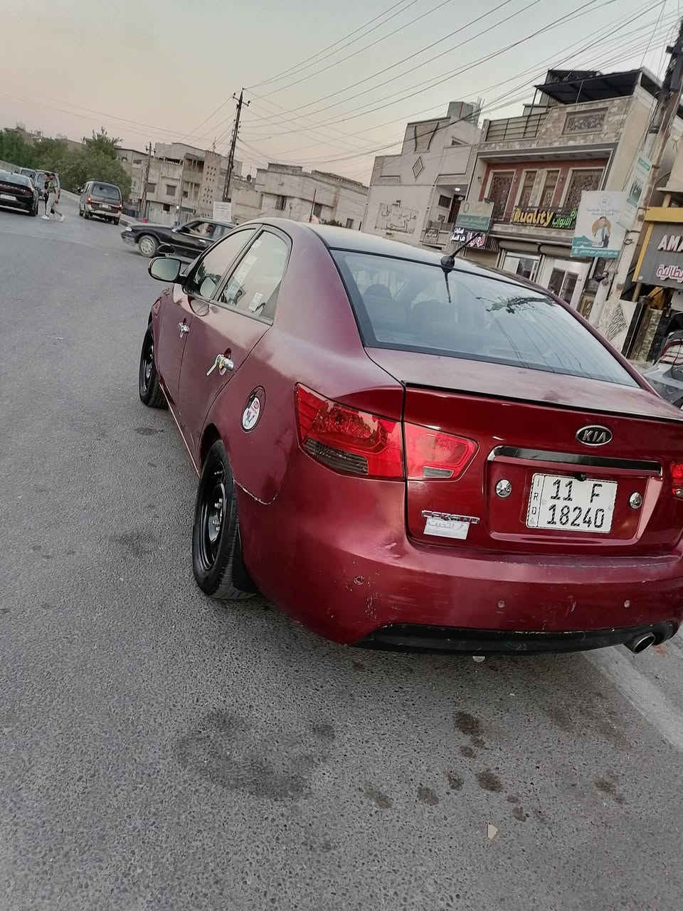 كيا سيراتو موديل ٢٠١٢ ماروني كير اوتوماتيك تبريد تايرات اماميه جدد باتري جديد مسجل شاشه لمس كاميرا خلفيه رقم بغداد  السعر ٨٥ ورقه تحويل ثاني يوم مكاني بغداد الدوره  خليجي بيها صبغ جاملغ خلفي شويه مع باب خلفي شبر تقريبا  جراد شويه بنيد وصندوك رقمي ***********
