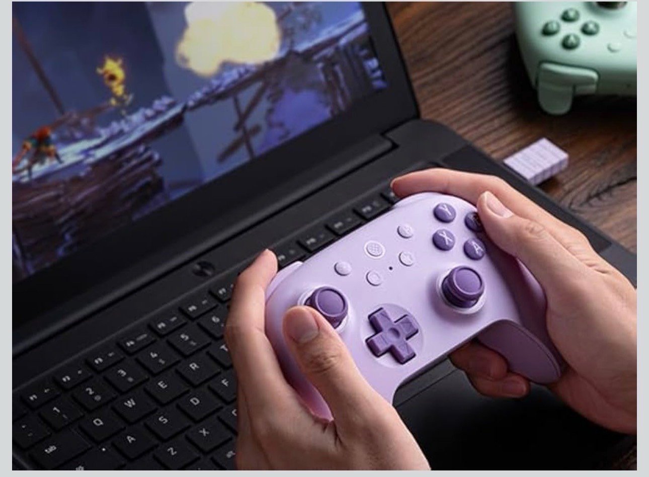 🎮🔥 8BitDo Ultimate 2C – يد تحكم لاسلكية احترافية 🕹️

استمتع بسرعة استجابة عالية وتحكم دقيق مع 8BitDo Ultimate 2C، المصممة لعشاق الألعاب والـGaming. ⚡

🌟 أبرز المميزات:
🔹 عصي تحكم بتقنية Hall Effect لمقاومة الـDrift 🎯
🔹 اتصال 2.4G + Bluetooth + USB 📡
🔹 معدل استجابة يصل إلى 1000Hz ⚡
🔹 تصميم مريح لجلسات اللعب الطويلة ✋
🔹 متوافقة مع Windows وAndroid 💻📱
🔹 لون بنفسجي مميز 💜

💥 سرعة + دقة + تحكم احترافي!

📲 للطلب والاستفسار عبر واتساب:
***********

🚚 توصيل إلى كافة محافظات العراق 🇮🇶