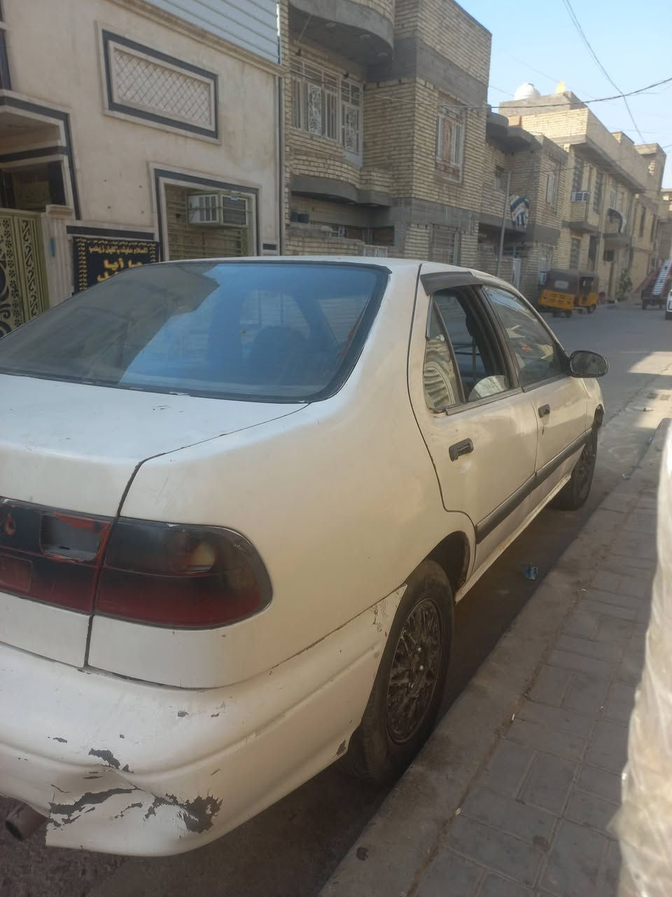السلام عليكم نيسان سني للبيع موديل 95 كير اوتماتيك رقم بغداد طرف ثالث مكاني بغداد السعر 15 وبيها مجال رقم الهاتف ***********
