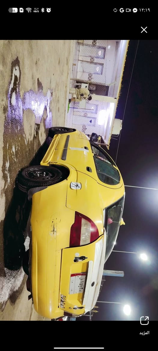طيبة للبيع محرك كير جديد كشر نضيف بس الباب اليمنة الخلفي يرأدلة شغل 

كهربائيات شغالة سيارة نضيفة بس متوازي على بيعته عليه هيئة 100 وغرامات 100 اني ادفعهن هزة جديدة ***********
سعر السيارة 21 وبيه مجال

