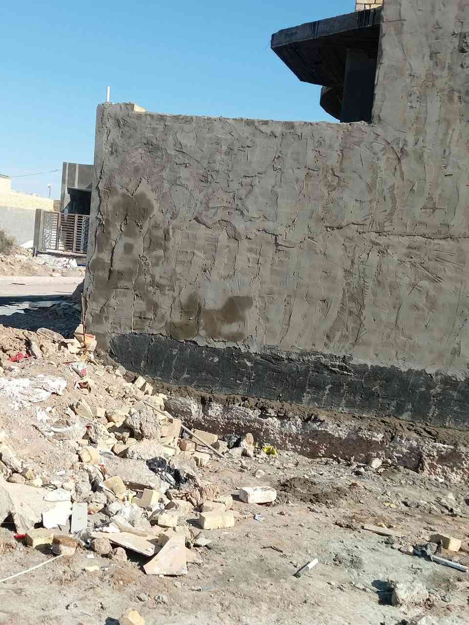لبخ • تشميع خارجي • داخل العمارة