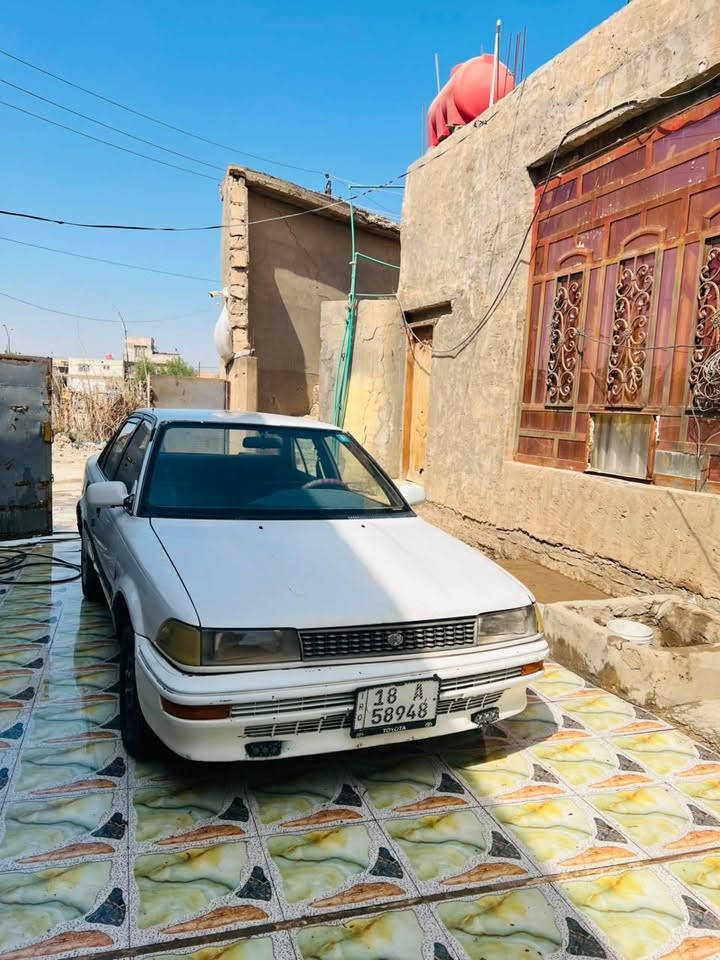سلام عليكم للبيع كورلا موديل ٩١ سيارة جاهزة كير مكينة تبريد كهربائيات كلها شغال باتري جديد تايرات جدد سعر ٣٥ وبي مجال مكان سيارة بابل مركز مدينة ***********
