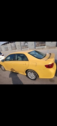 🚘 للبيع تويوتا كورولا 2009 🔸 اللون: أصفر 🔸 الممشى: 243 ألف ميل 🔸 اللوح...