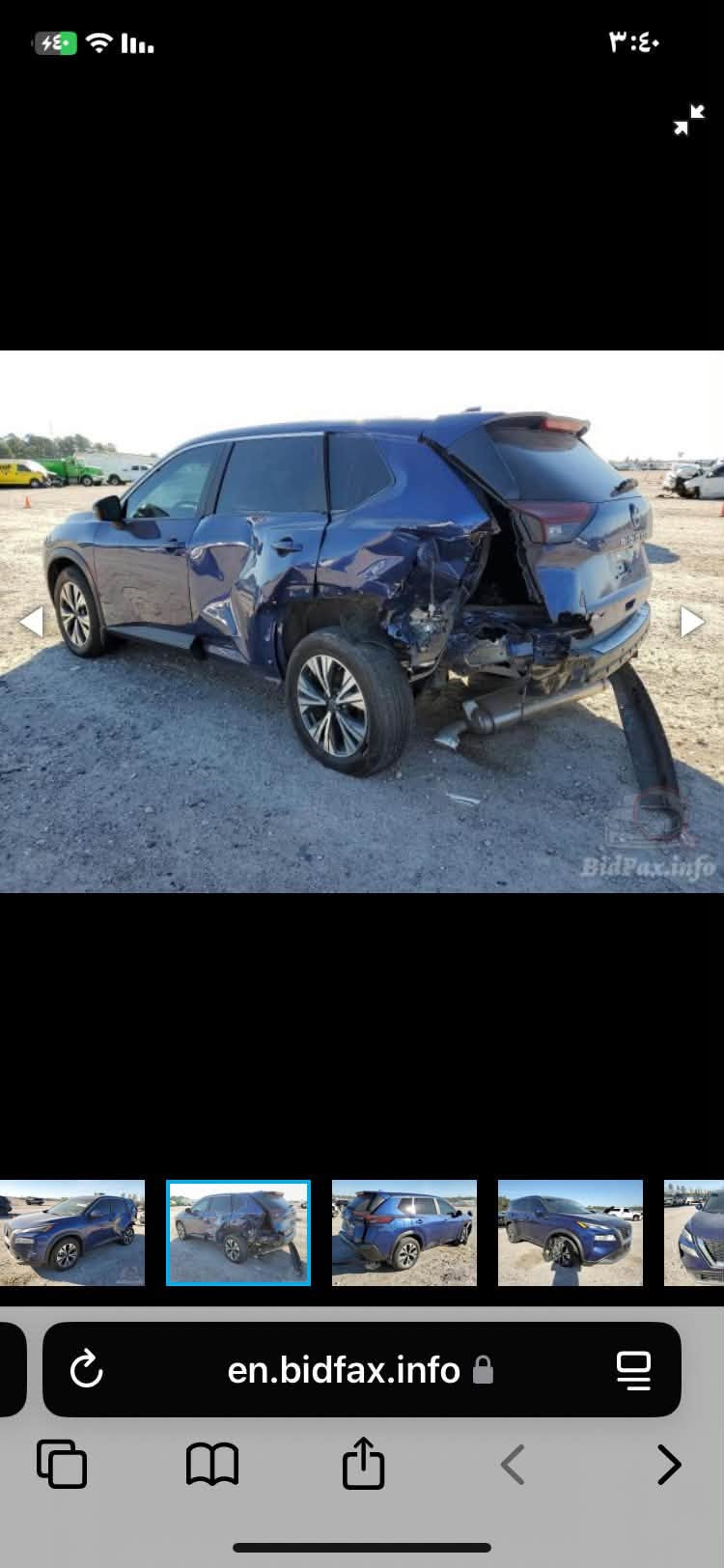 نيسان روج
نيسان روج 2023
ماشيه 24 الف
بدون ايرباك
حادث خلفي
مواصفات SV
ابو عبد ***********
بغداد حي الجهاد

نص مكتوب في الصور:
- en.bidfax.info