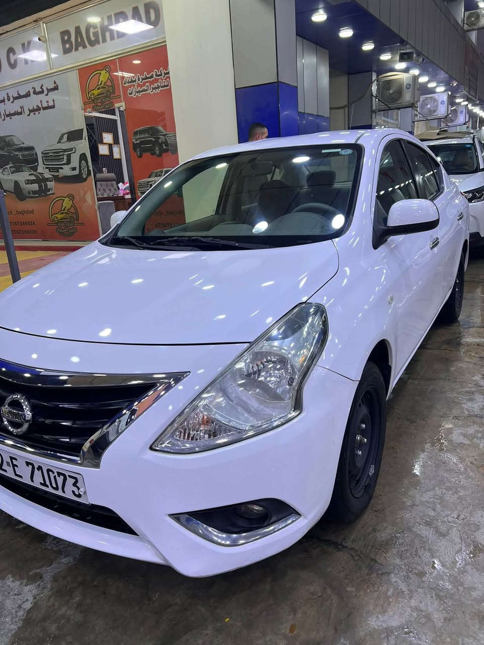 السلام عليكم نيسان سني موديل 22 بيها شبر بارد فقط ورصعة
قفلها 102$ سيارة جاهزة ربع متصرف عليها رقم أربيل تحويل ثاني يوم ***********
