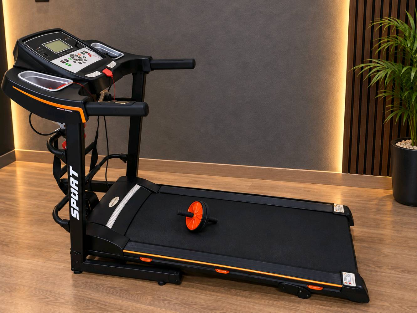 🏃‍♀️ جهاز جري Sport للبيع
جهاز جري منزلي، مناسب للمشي والرياضة بالبيت. 

يجي وياه ملحقات للتمارين:

✅ جهاز الجري

✅ رجاج/حزام اهتزاز (لتكسير الشحوم) 

✅ 2 دمبل

✅ عجلة تمارين البطن (Ab Roller)

✅متعدد السرعات نظام الجهد العالي (الجبلي) 

✅ملحق بسماعة تعمل على الفلاش و الأواكس mp3 

✅ملحق بمنفذ USB لشحن الموبايل اؤ تشغيل الموسيقى .

السعر 175,000 الف 

فقط الشاشة متوقفة عندي لكن الجهاز يشتغل بالكامل
***********