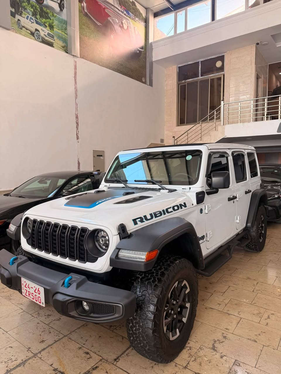 2024 JEEP WRANGLER, RUBICON 4XE
السيارة بدون صبغ 
سقف بانوراما 
ماشية / 28.000mi
السعر / 35.000$
الهاتف / ***********
رقم الشاصي موجود ويا الصور
