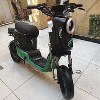 دراجة كهربائية • نضافة ٩٠٪ • ٥ بطاريات