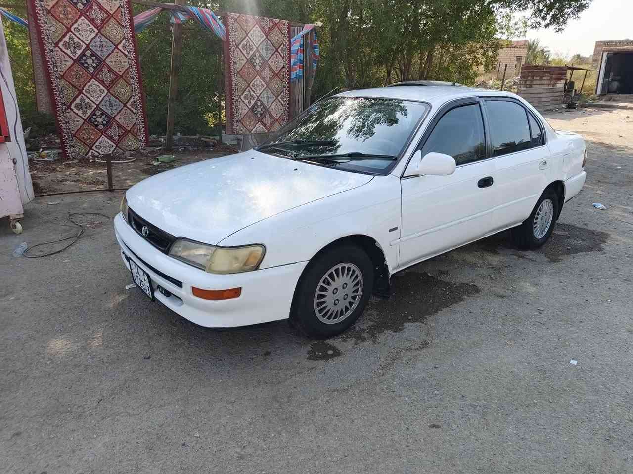 كورله مديل 95 سياره حلوه جاهزه
رقم نكليزي مداور ثاني يوم مشروع وطني
مكينه 1800 جام كهربائي شاشه تاب لايت زنون أصفر 
سياره مرتبه عله يدي السعر 57             ***********
