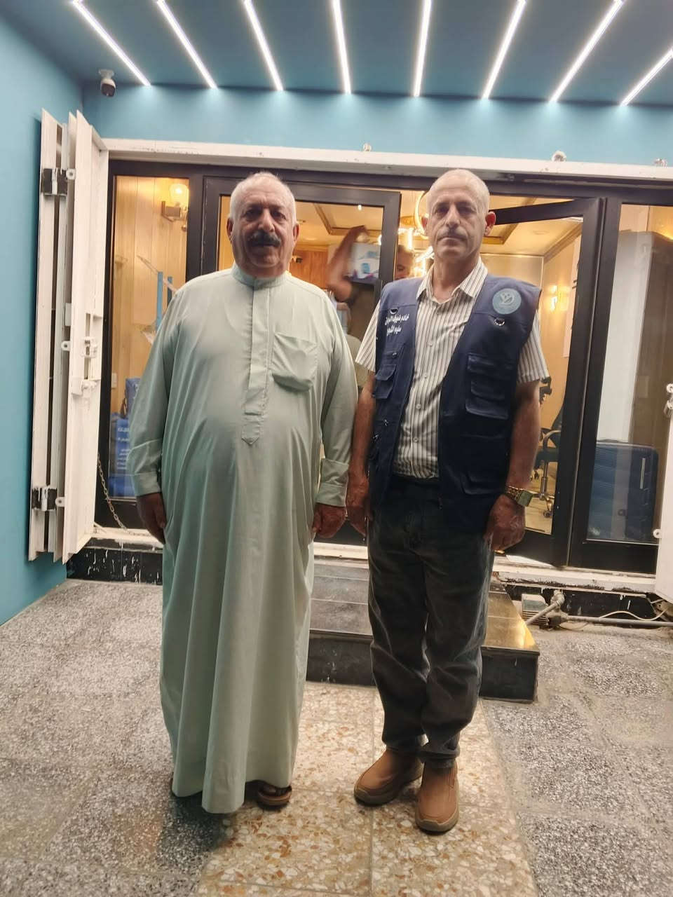 الحمدلله رب العالمين...
بفضل الله ورعايته غادرة معتمري شركة جوهرة دجله للحج والعمرة والسياحه الدينية فجر هذا اليوم 2026/8/1
من مقر الشركه في بغداد متوجهين إلى الديار المقدسة لأداء مناسك العمره المفرده لشهر صفر 
نسأل الله تعالى سلامة الوصول لهم والتوفيق والتيسير بأذنه تعالى
خادم ضيوف الرحمن 
سليم الشجيري 
***********
***********

