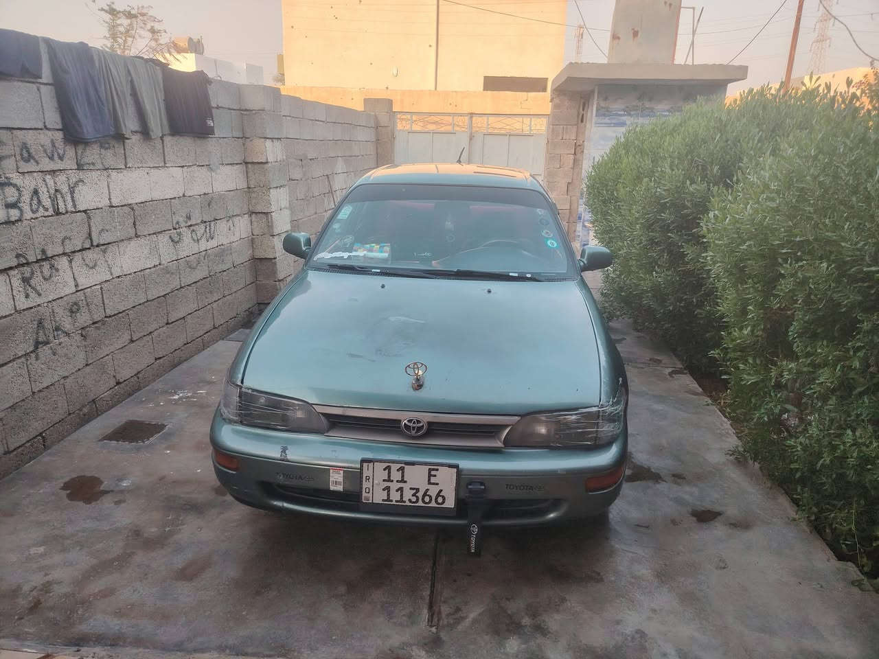 السلام عليكم لبيع كورله موديل 95رقم بغداد كير ومحرك مكفولات مكان السيارة سامراء الحويش غير متواجد ع الفيس هذا رقم المباليل ***********
