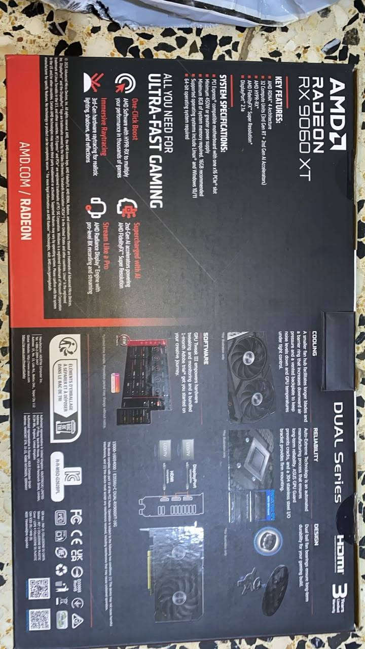كرت 9060 • رايزن 5600 • شاشة 27 2K