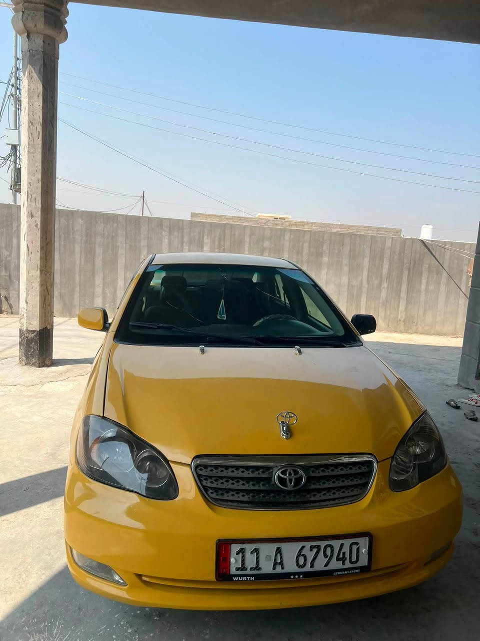 سلام عليكم للبيع       كورلا امريكي موديل ٢٠٠٨ رقم بغداد مصفره محرك ١٨٠٠ جاهزه كهربائيات كله شغاله تبريد شغال السعر ٧٥ او بيه مجال الستفسار ولاتصال على الرقم ***********/*********** مكاني بغداد ابو غريب خان ظاري
