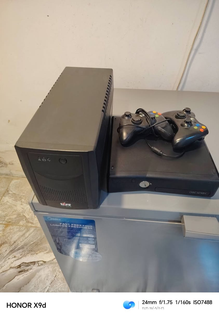 سلام عليكم اكس بوكس 360 وجهاز UPS البلي بي ثنين يدات وحده واير اصليه العاب 70 لعبه  مكاني بغداد شرطه الخامسه السعر 150 وبي مجال ***********

نص مكتوب في الصور:
- HONOR X9d 24mm f/1.75 1/100s ISO6034 ٢١:٣١ ٢٥/٠٩/٢٠٢٦
- HONOR X9d 24mm f/1.75 1/100s ISO4906 ٢١:٣١ ٢٥/٠٩/٢٠٢٦
- HONOR X9d 24mm f/1.75 1/160s ISO7488 ٢١:٣١ ٢٥/٠٩/٢٠٢٦