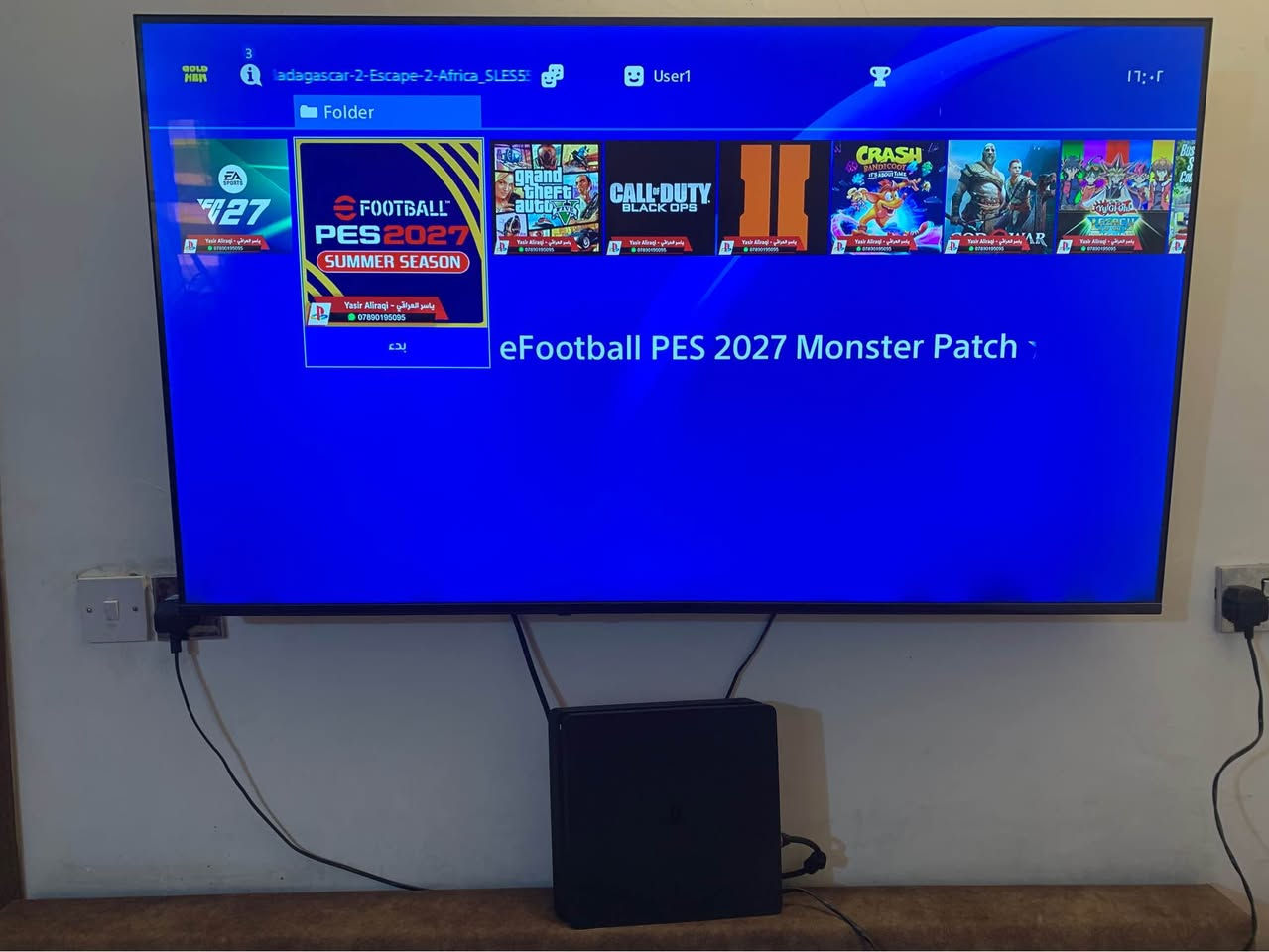 ***********

بلي فور سلم مهكر
ذاكرة  500GB
نضام 12 
بي 15 لعبة
 كامل ملحقات الاصليه و الكارتونه الاصليه
ويا جوستك وحده اصلية
مفتوح للتنضيف 
الجهاز شغال و مابي اي مشاكل 

السعر  220 الف قفل
مكاني بغداد اليرموك 
رقمي  *********** بغداد, العراق
