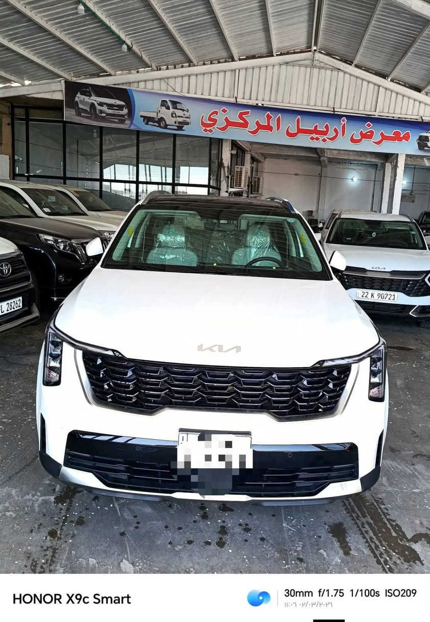 سورنتو 2025 خليجي سياره بعدها بحالة الوكاله 🚘
رقم أربيل الدولي 
كفاله عامه 

ماشيه 27الف محرك ٦سلندر

مواصفات السياره
⭐

بصمه

بانوراما

حساس امامي وخلفي وجانبي

ويل ٢٠

اشاره مري

كروز سرعه

تحكم ستيرن

مري شفط

سايد بيرك بصمه

بك لايت لد

نضام ترحيب

محرك ٦سلندر

شاحن لاسلكي وشاحن بالمقاعد سيايق ولبصفه

٤كامرات ٣٦٠ درجه

آريل نفكيشن

كشن جلد حار بارد كهرباء

ثلاث قطع تبريد

درايف موت ٤وضعيات قياده

مانع انزلاق

اوتو هولد

شاشه متصله

تبريد بيانو لمس ٣قطع تبريد

اناره محيطيه جنطه كهرباء

بردات خلفيه 

سعر اتصل 📲📞
العنوان الديوانية 
*********** أبو علي
اركان العراقي

نص مكتوب في الصور:
- HONOR X9c Smart 30mm f/1.75 1/100s ISO191 ١١:٠٧ ٠٢/٠٣/٢٠٢٦
- HONOR X9c Smart 30mm f/1.75 1/100s ISO404 11:06 2024/03/03
- HONOR X9c Smart 30mm f/1.75 1/100s ISO248 ٢٠٢٦/٠٣/٠٢ ١١:٠٦
- HONOR X9c Smart 30mm f/1.75 1/100s ISO209 ١١:٠٦ ٠٢/٠٣/٢٠٢٦
- HONOR X9c Smart 30mm f/1.75 1/100s ISO216 2024.03.02 11:06