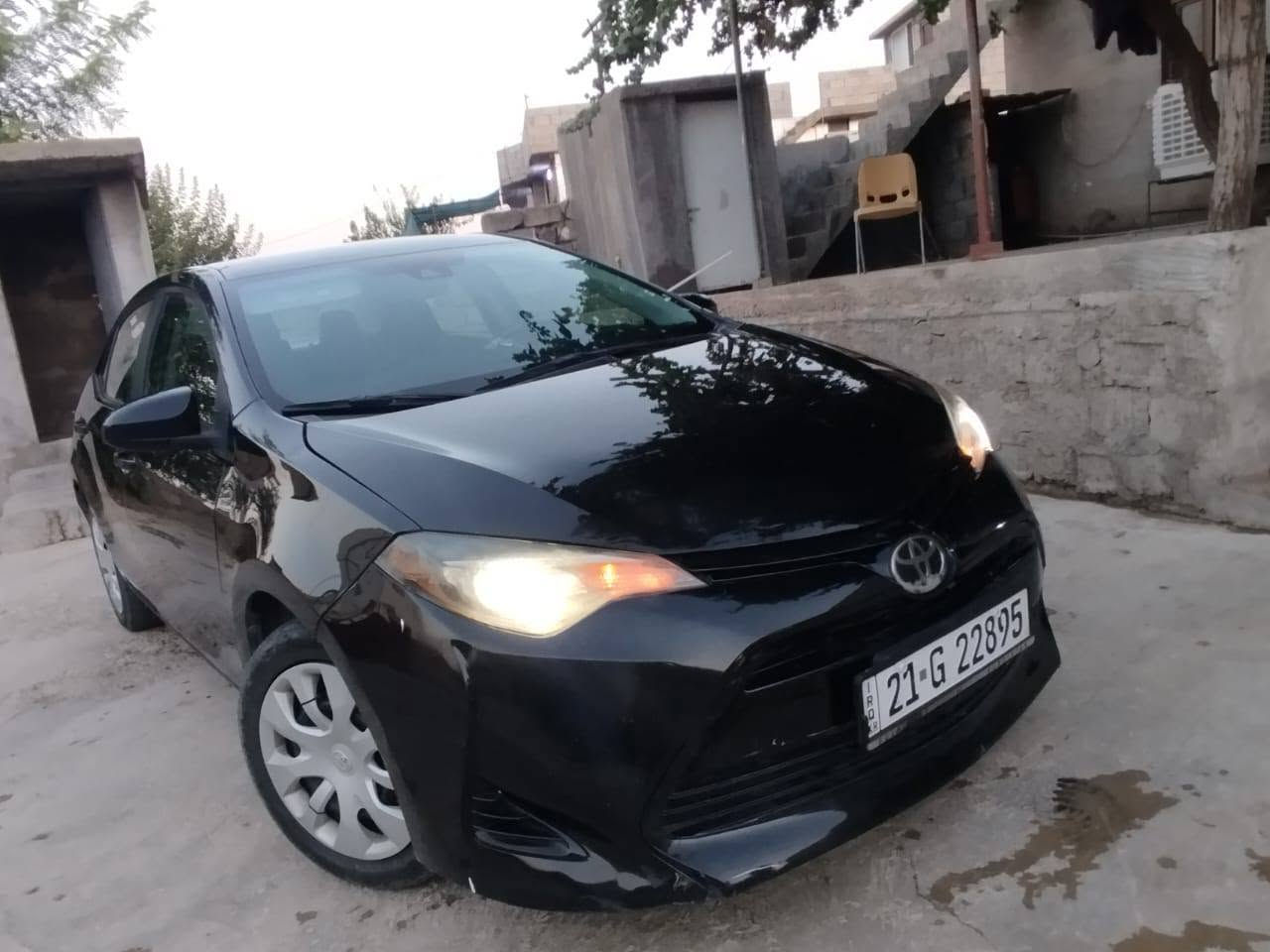 تیۆتا کرۆلا
مۆدێل 2017
ئیکۆیە 
تەعدیل سورعە 
ڕادارە
دژە خلیسک 
ئاوێنە و جام کارەبایی و هیتەرە تەم ناکات بە زستان
سەنەوی تازەیە تا 2029
مەکینە گەورەیە 
مواسەفات Le
یەک پارچە بۆیاخی ئەوروپای هەیە لەگەڵ دوو پەڵە بۆیاخی کوردستان سۆنەریم داناوە 
دوو شوختی بچوکی هەیە 
سعری 129 و مەجال 
شوێن زەڕایەن 
ژمارەی موبایل *********** ڤایبەر و وەتس ئەپی لەسەرە
