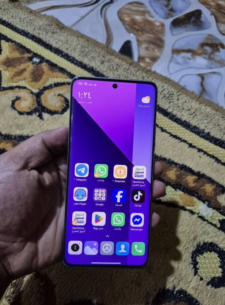 شاومي نوت 13برو بلص ذاكره 512يشغل120فريم جهاز نضافه فول مكفول من كلشي نسخه لجلد جهاز غني عن التعريف بيع او مراوس حسب الرغبه جهاز فقط ماويا شي فقط لاصق وحافضه عنوان بصره معقل سعر 350لاتصال*********** البصرة, العراق
