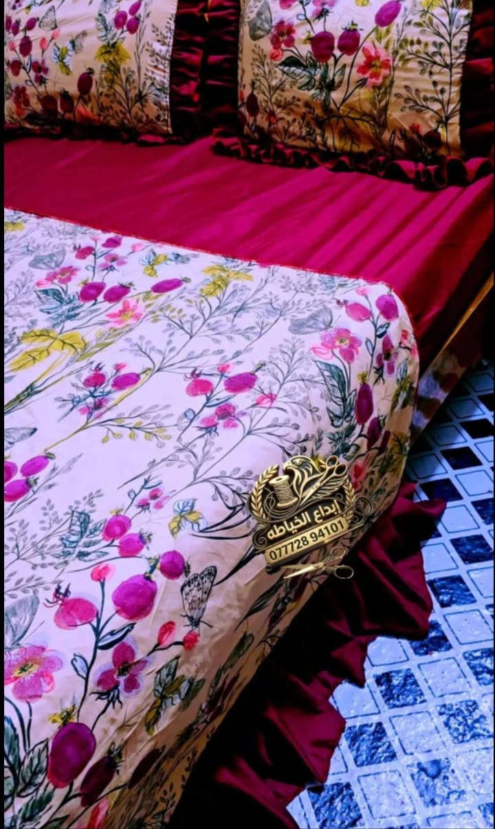 فرشات ام نفرين ام نفر موجود كل الاوان توصيل لجميع  محافظات العراق توصيل سريع🚖 رقم واتساب  ***********❤❤

نص مكتوب في الصور:
- إبداع الخياطه ***********