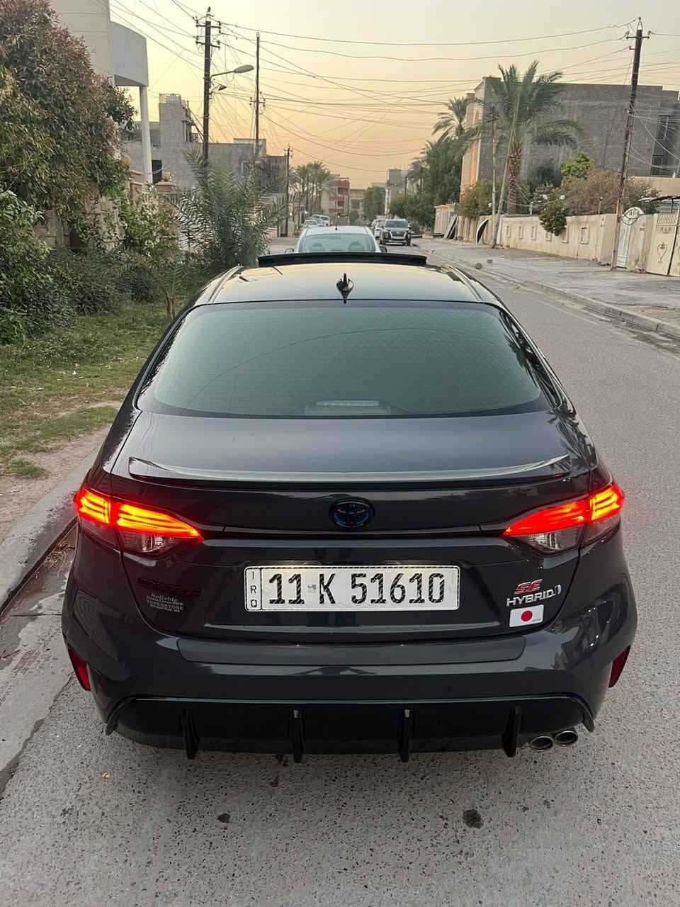 TOYOTA COROLLA  HYBRID SE 2023
تويوتا كورلا هايبرد 2023
المسافة المقطوعه 64 الف
اللون :- سمنتي 
الموديل 2023
المحرك 1800cc
الحادث : فقط بنيد مبدل
            👇👇👇
فتحة كرستال ثلاث حركات 
شاشة كبيره انفكيشن. 
رادار امامي 
 مانع تصادم
تصحيح مسار
مانع انزلاق
تحديد مسرب .
نقطة عمياء .
مثبت سرعة
هاند بريك كهربائي 
كاميرا خلفيه
كراسي مخمل 
طارة مدفية .
كراسي مدفية
بصمه أبواب
بصمه تشغيل
تحكم ستيران
شاحن وايرلس 
ويل قياس   17..
اضويه اماميه زنون LED
كشافات ضبابي LED 
اضويه خلفيه LED
حساسات خلفيه 
نظام GPS+ خرائط 
3 انظمة قياده Sport /ECO / Normal
كندشن مركزي امامي  
بلوتوث 
مدخل AUX + USB
السيارة احلى من الصور  
العنوان بغداد العامرية
السعر : 160 وبي مجال  
***********
