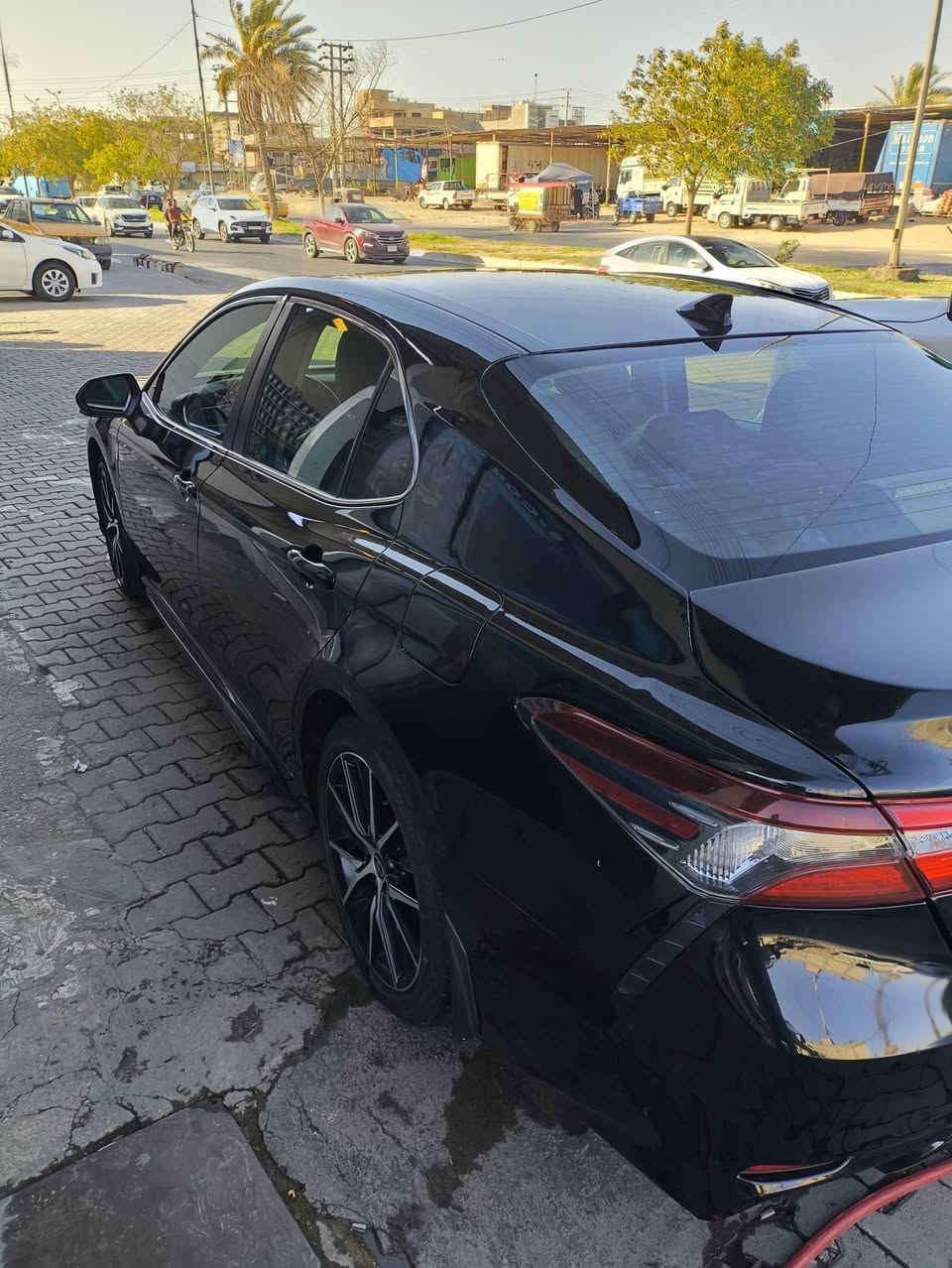 كامري وارد امريكي معوقين كربلاء 2023 se  معروفة المواصفات كلشي عدى البصمة والفتحة كلشي بيها باسم والدي ماشية 34 M حادثها قبق جنطة  ونص الجاملغ الخلفي الايمن  وكلير فقط من امريكا بالبنيد بدون اي حادث بدون اي دواخل يعني الحادث خلفي .. 180 $ ***********
