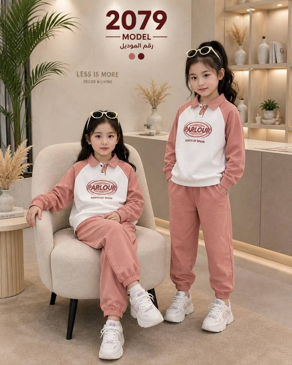 🎀👧 تراك بناتي 👧🎀
📏 الأعمار: 6 – 12 سنة
💰 السعر: 8,000 دينار فقط
📲 للطلب والاستفسار واتساب: ***********
📍 بغداد – الحرية الثالثة
🚚 توصيل لجميع المحافظات

نص مكتوب في الصور:
- 2079 MODEL رقم الموديل قماش نعم ومريح تصميم عصري ألوان متوفرة جودة عالية
- 2079 MODEL رقم الموديل