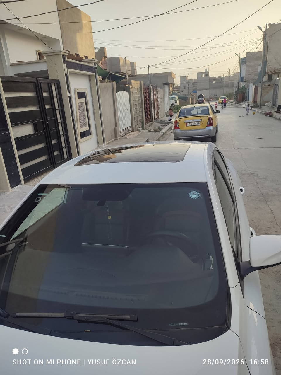 السلام عليكم سياره MG. gt موديل 2025 سياره نظيفه جدا محرك 1500 توربو. ماشيه 18 الف . نظيفه جدا صبغ ماكو اي تبديل او تعديل ماكو . رقم اربيل . موجوده بالموصل. مابيها غرامات . للبيع بسعر مناسب مع الرقم 12300 دولار 12 الف و300 دولار بيها مجال قليل . ***********

نص مكتوب في الصور:
- SHOT ON MI PHONE | YUSUF ÖZCAN 28/09/2026 17:01
- SHOT ON MI PHONE | YUSUF ÖZCAN 28/09/2026 16:59
- SHOT ON MI PHONE | YUSUF ÖZCAN 28/09/2026 17:00
- SHOT ON MI PHONE | YUSUF ÖZCAN
- 28/09/2026 16:58