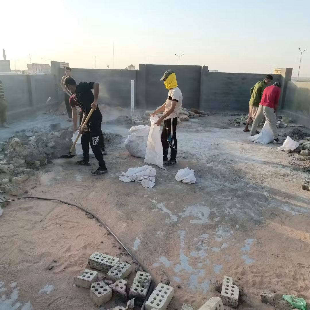 بناء وترميم • صب ارضيات • نقل اثاث