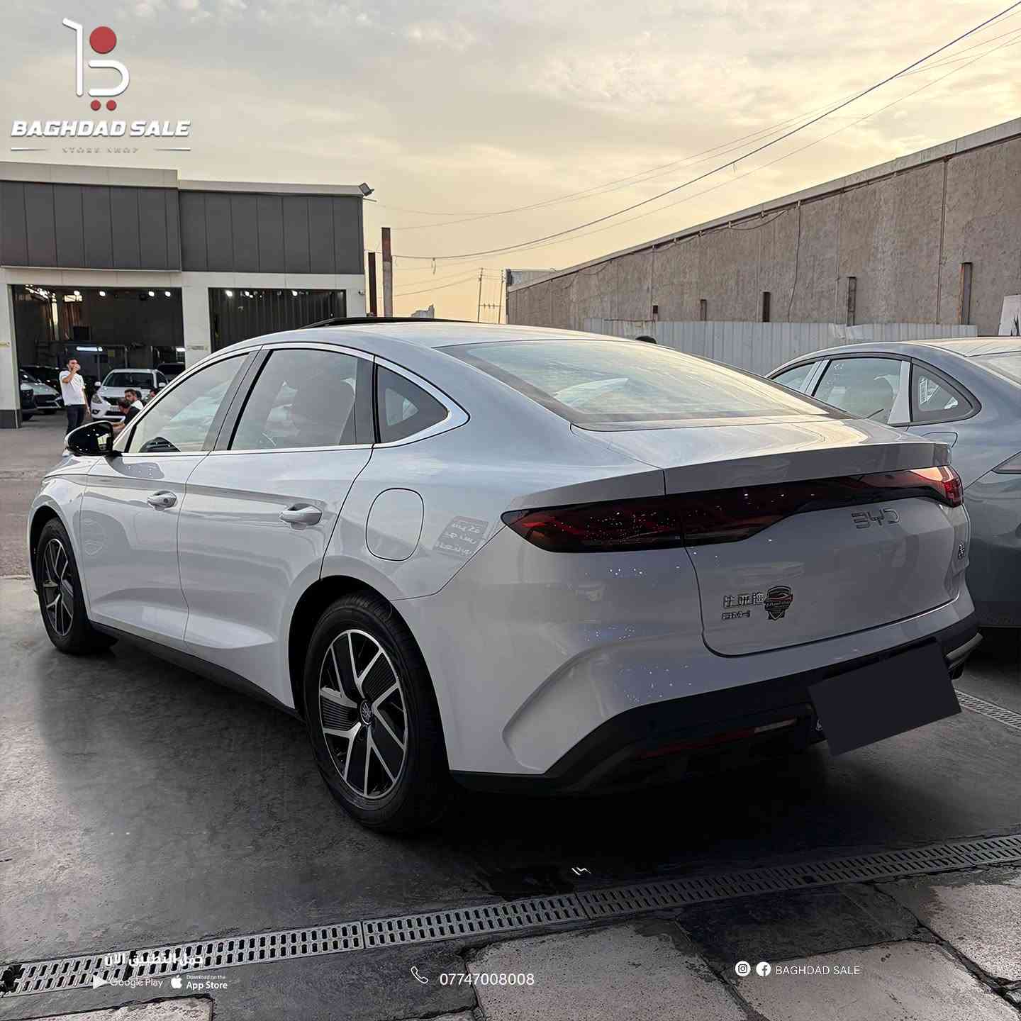 🚗 للبيع 

BYD Qin L  2025

🌍 المدينة –  بغداد -  البياع

•   🛣️  المسافة المقطوعة    -  30 الف كلم 
---------------------------------------------------------- 
💰 السعر:        علق    بي واي دي او جن ال  او 2025

وسوف يتم الرد على الخاص برسالة بالسعر ورقم البائع 
✅ المواصفات 
 
بي واي دي جن ايل
📅 الموديل: 2025
🎨 اللون: ابيض
📍 الكيلومترات: 30.000km

⭐ الحالة: ممتازة - بدون حوادث
🌍 المصدر: صيني
⛽ الوقود: هايبرد

⚙️ المحرك: 1.5 لتر
🔩 الأسطوانات: 4 سلندر
🔧 الجير: أوتوماتيك
🛞 الدفع: 2WD أمامي

• شاشة لمس
• بلوتوث
• كاميرا خلفية
• كاميرات 360
• حساسات أمامية
• حساسات خلفية
• ستارت من بعيد
• شاحن لاسلكي

#للبيع #سيارات_للبيع #سيارات #بغداد_سيل

نص مكتوب في الصور:
- BAGHDAD SALE STORE SHOP *********** حدادة ابو حيدر بغداد المركزي لتجارة السيارات حمل التطبيق الان Google Play Download on the App Store *********** BAGHDAD SALE
- BAGHDAD SALE
- STORE SHOP
- حمل التطبيق الآن
- Google Play
- Download on the
- App Store
- ***********
- BAGHDAD SALE حمّل تطبيق بغداد سيل *********** BAGHDAD SALE
- BAGHDAD SALE STORE SHOP حمل التطبيق الان Google Play Download on the App Store TOP MAT Baghdad Sale ***********
- BAGHDAD SALE STORE SHOP حمل التطبيق الآن Google Play App Store *********** BAGHDAD SALE