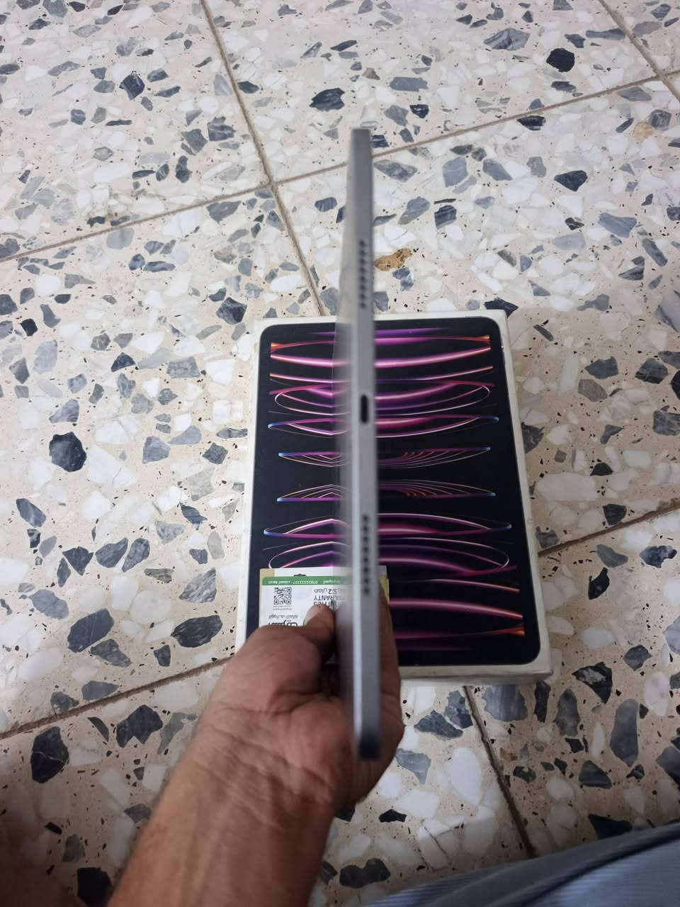 ايباد 11pro . M2 الذاكره 128
البطاريه 88
مكاني التاجيات قرب المرور 
السعر 700 الف
***********
