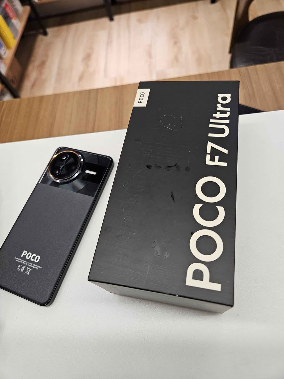 Poco f7 ultra 
Ram 12
Storage 512
خاوێن و  پاتری ٩٥
نرخ ٧٣٠ هەزار قوفڵ، مامەڵەی نییە تکایە
*********** كالار, السليمانية
