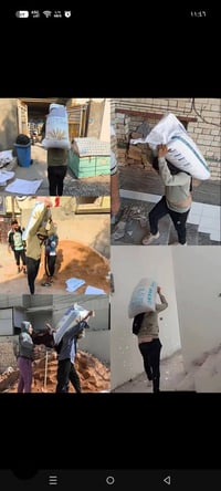 عمال تنظيف • تنظيف بيوت • تصعيد مواد