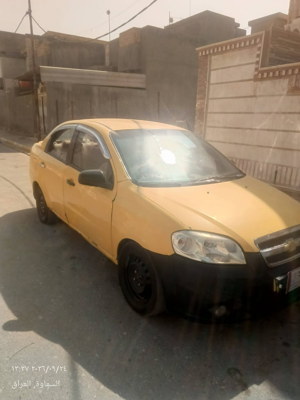 د اجافيو للبيع 2007 سنوية لل27 هيئه غرامة مصفرة باسمي ثاني يوم مداور السيارة نقصهه كير سعرهه 25 وهاذة رقمي ***********

نص مكتوب في الصور:
- ١٣:٣٨ ٢٠٢٦/٠٩/٢٤
- السماوة, العراق
- ١٣:٣٧ ٢٠٢٦/٠٩/٢٤
- السماوة، العراق