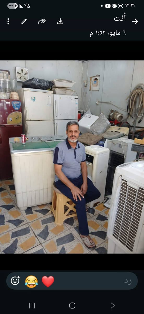 ابو زينب الكهربائي تأسيس الكهرباء عامة في المنازل والمحلات وغيرها تصليح غسالات والبرادات في اي مكان ب مناطق الدورة اتصلوا على الرقم واحنه بل خدمة ‏‪***********‬‏

نص مكتوب في الصور:
- ٧٩٢ ٢٩ ١٠ إيدرنت للالكترونيا... اكسبس... ت ... الأن! غرق هذا بعض الوقت. حاول
- زيد ديكور
- ٥ فبراير، ١٢:١٥ م
- ٣٢ ٦ مايو، ١:٥٢ م أنت رد
- ٣ of ٤ محمد الساعدي ٢٠٢٣/٠٥/١٢ عرض المنشور الأصلي