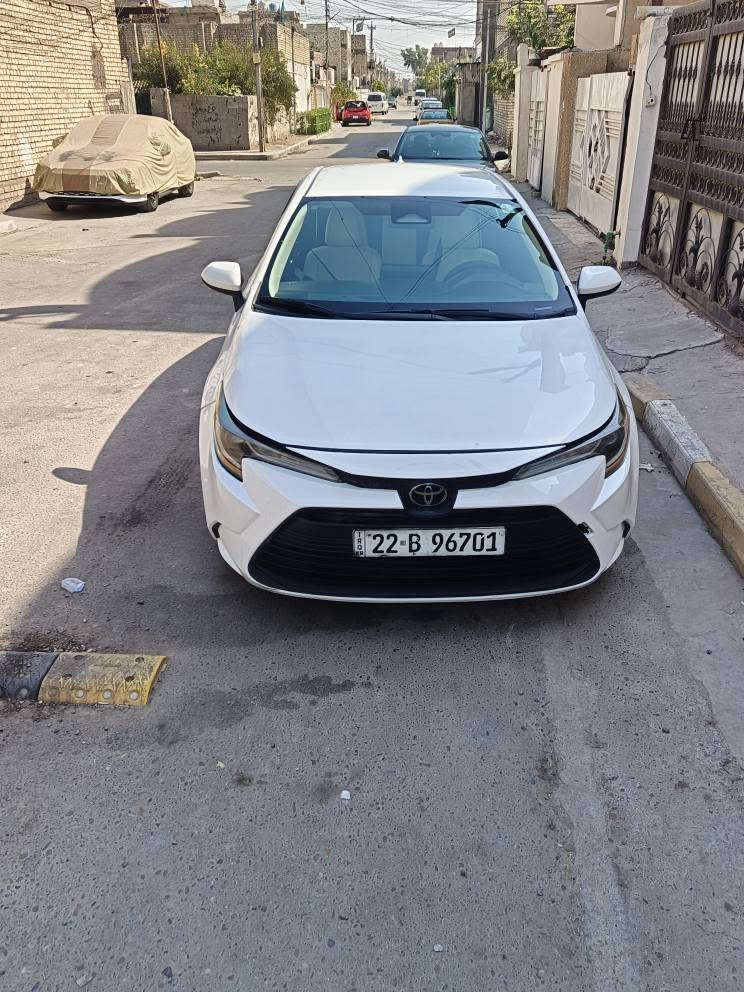 كورلا 2023 وارد امريكي  
مواصفات LE 
رقم اربيل سنويه جديدة تحويل وكال حاضر
صور الحادث بل منشور وصار بيهه طخه بل بنيد وتبدل هوه وجاملغ  جاهزه وسعر مناسب  123$ 
مكان السياره  الكراده للاستفسار     
***********  وات ساب 
شاشة كبيرة لمس
 كامرة 
سايد بريك بصمه  
رادار تعديل مسار 
 رادار اوتو بريك
 تحكم ستيرن
 اوتو هولد
 نظام ECO
 لايتات زنون 
مانع انزلاق بغداد, العراق
