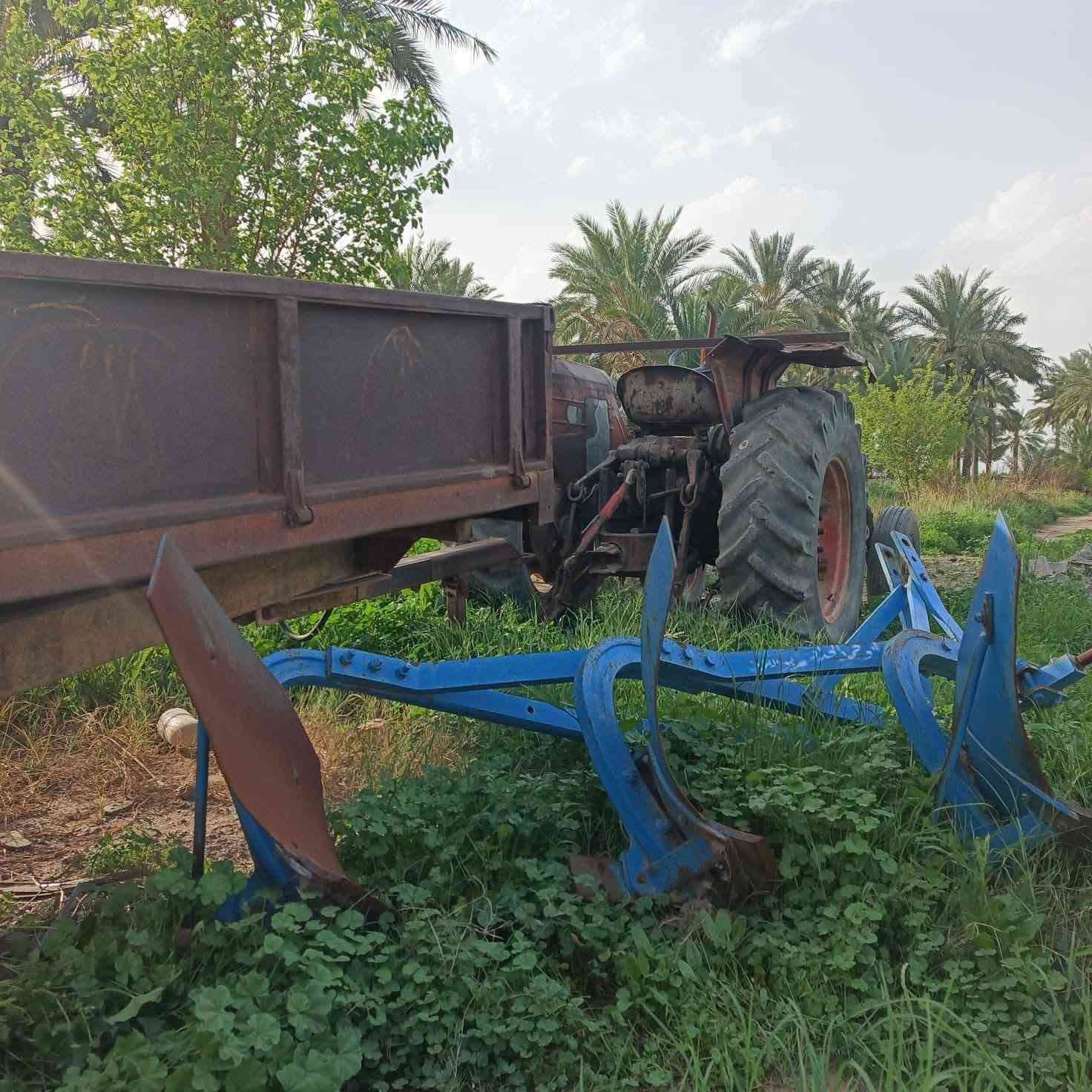 السلام عليكم مكينة عنتر للبيع موديل 85 مع عربانه سكندرية وباقي المعدات كاملة جاهزه مرقمه شرط التحويل مكاني التاجي قرب المعسكر  ***********
