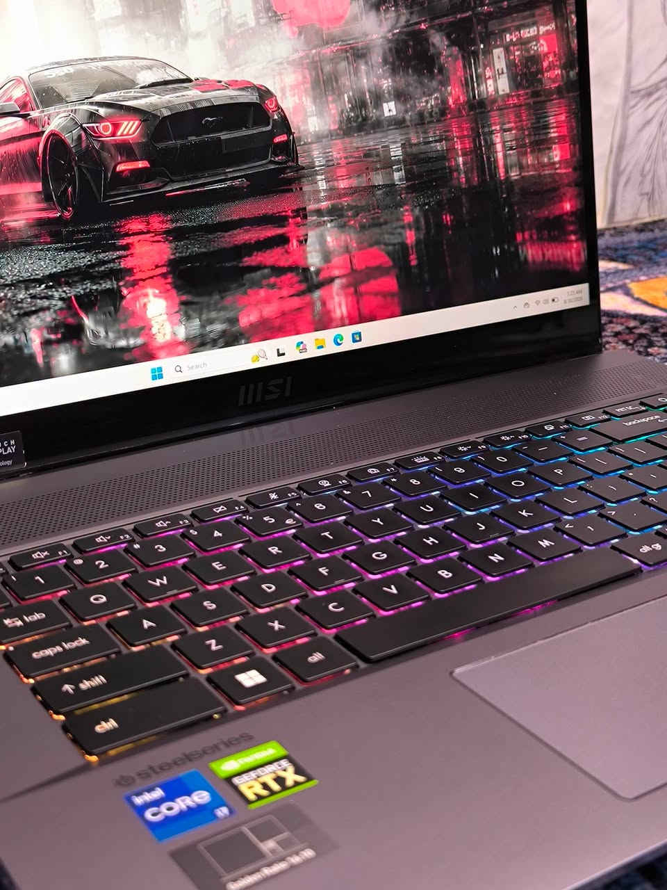 MSI  
المعالج: Intel Core i7-11800H (الجيل 11)

الشاشة: حجم 16 بوصة QHD+ (2560x1600) تردد 120Hz، أبعاد 16:10، تدعم اللمس (2K)

كرت الشاشة: NVIDIA RTX 3060 (6GB GDDR6)

الذاكرة (RAM): 32GB 

التخزين: 1TB SSD NVMe M.2  

كيبورد RGB اكثر من مليون لون

الموقع: بغداد

للتواصل (واتساب حصراً): ***********
