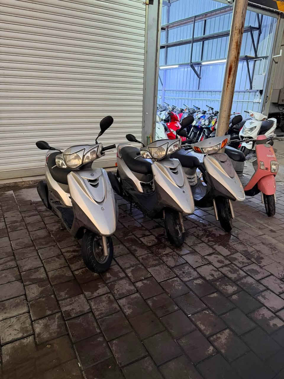 معرض الواثق لتجارة الدراجات النارية 
متوفر ياماها بريز بغباء 
متوفر ياماها بريز لايت فوك 
كفالة عامة جاهزة وكاملة 
باتري ،مرايات ، كاعية . 
العنوان بغداد شارع فلسطين الضلال 
متوفر بيع بلنقد والتقسيط المريح لحاملي ماستر كارت الرافدين 
***********
***********
