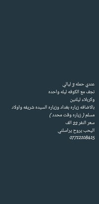 حملة ٣ ليالي • نجف وكوفة • كربلاء ليلتين