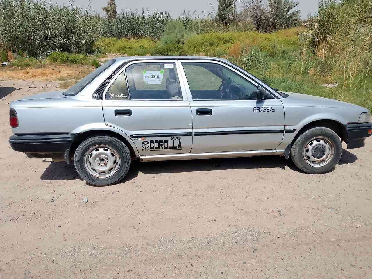 السلام عليكم كورلا موديل 1991 السيارة جاهز تبريد كير مكينه تخم تاير تحويل السعر 38 ثاني يوم الاستفسار *********** مكان بغداد
