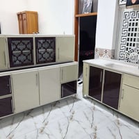 كاونتر مرمر • ٣ قطع • دواخله بالجيس