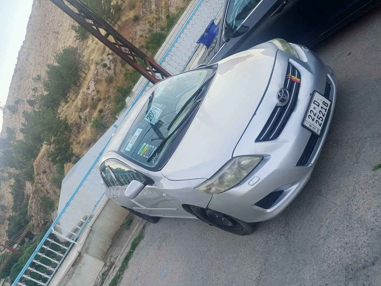 سلام عليكم 
كورلا خليجي 2009
محرك 1800بلادي 
رقم اربيل الدوالي 
صبغ بونيد فقط 
سياره محرك كير صدر 
تبريد شغال ثلج 
تخم تايرات كلو شرط يرهم مراوس حسب القناعه اتصا ل *********** مكان بيجي
