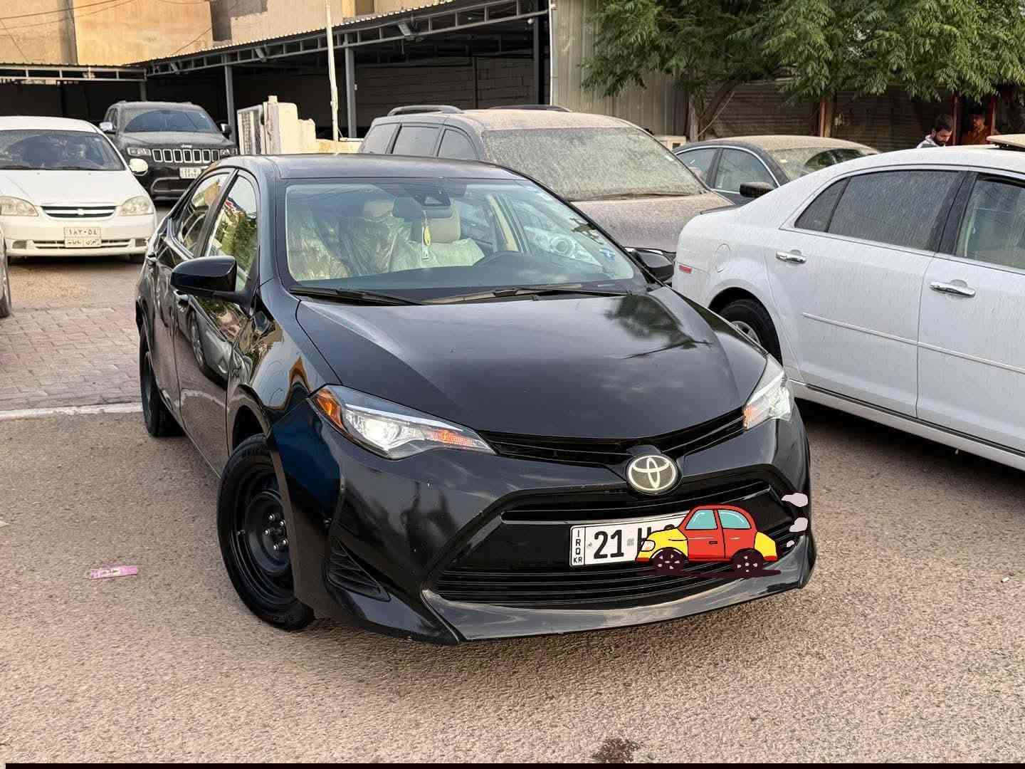 كورلا ٢٠١٧ • ١١٨ الف • ثلاث قطع صبغ