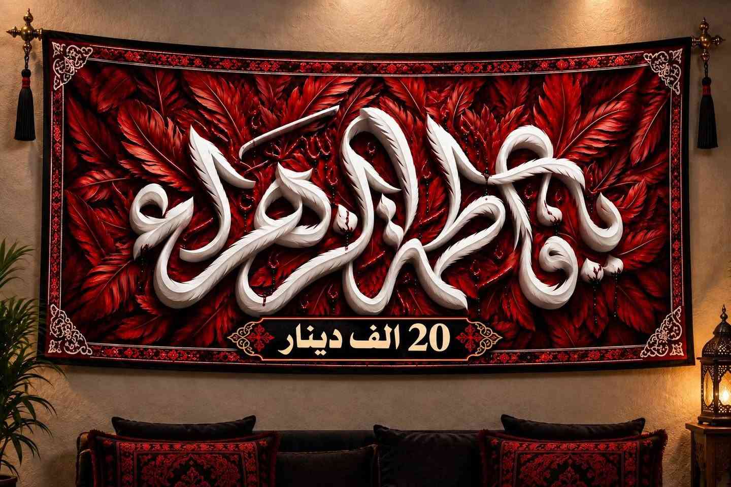 🖤 عرض الليالي الفاطمية 🖤
 الهدية فقط 20 ألف دينار
📏 القياس 3 × 1.4 متر
📞 للطلب: ***********
مركز شجرة الأراك للطباعة السبلميشن

