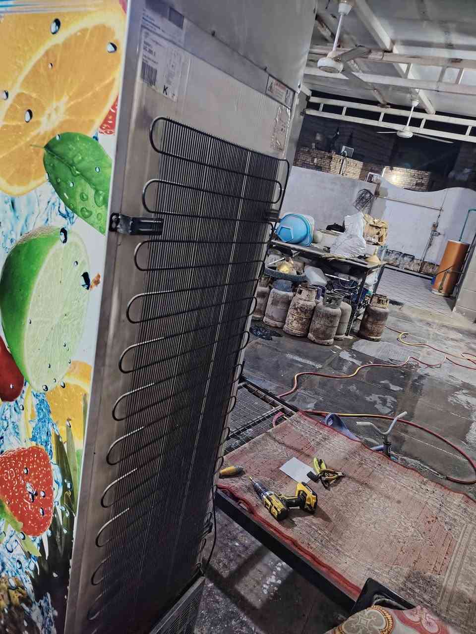 برادات نضافه 98 ب 100 عل فحص بلادي برغي مامحلول بي البيع مكان يم فرع السيد غازي او يم منطقة كربلائي تصل خاص او  ***********
