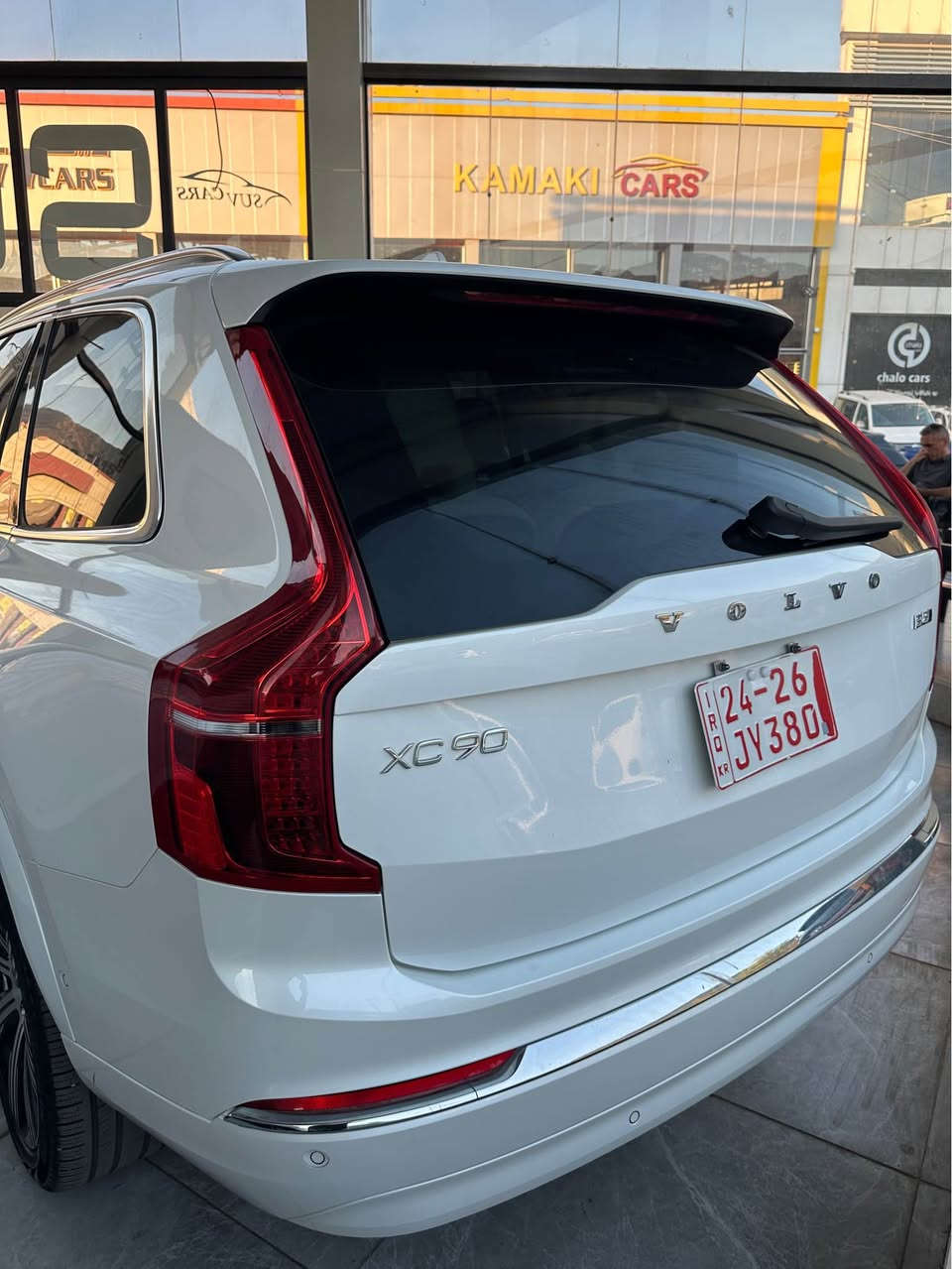 Volvo xc90 B5 2024
فوفو ٢٠٢٤ فول مواصفات بي صبغة رقم كاتي ٢٦ هزار مايلا ريفه جوي سيارة كامل شرته كير مكينه رقمكرن كامل
سعر :٣٦٥ ورقة و مجال 
رقم : ***********
عربي

Volvo XC90 B5 2024
فولفو 2024 فول مواصفات بدون صبغ، رقم مؤقت، ماشية 26 ألف ميل. السيارة كاملة بشرط: قير، محرك، وتتسجل رقم كامل بشرط.
السعر: 365 ورقة (36,500$) وفيها مجال
رقم الهاتف: *********** دهوك, العراق
